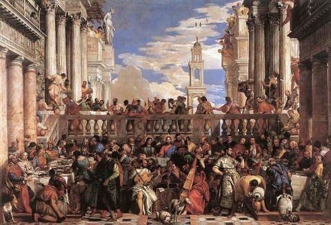 Paolo Veronese (Paolo Caliari): Kánai menyegző (1563)